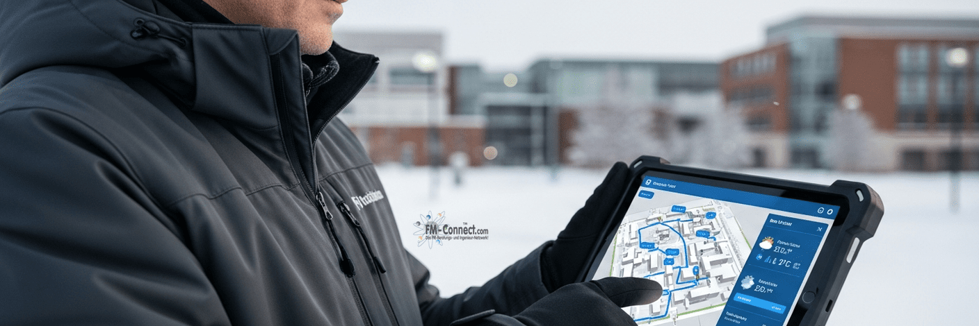 Winterdienst für sichere Wege und Außenanlagen auf Hochschulcampussen