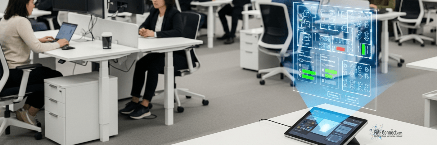 Hybride Arbeit und Desksharing in modernen Büro- und Verwaltungsarbeitswelten an Hochschulen